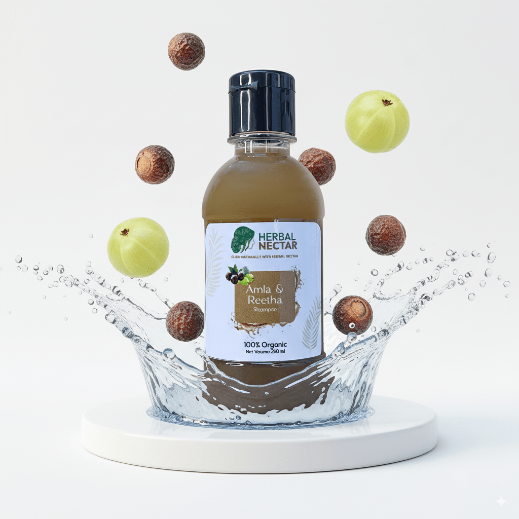 Amla & Reetha Shampoo - Herbal Nectar