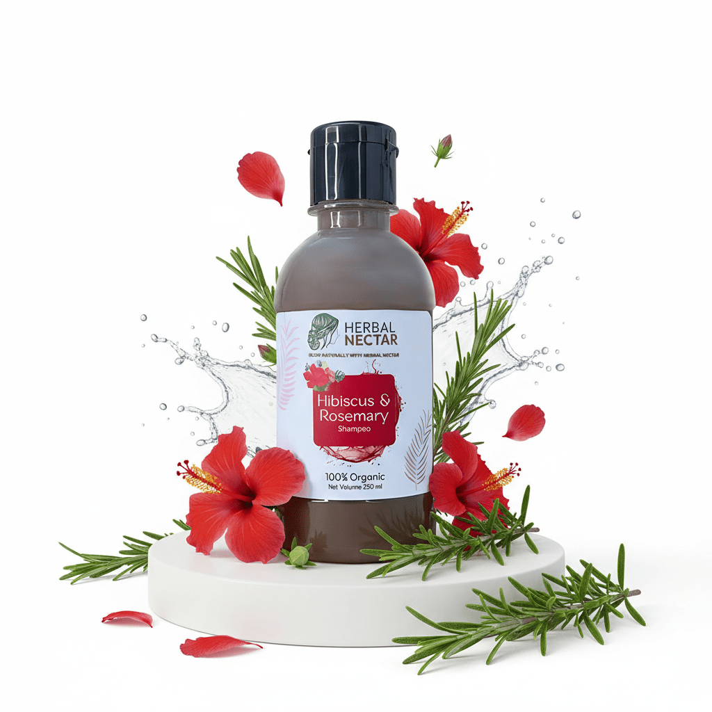 Hibiscus & Rosemary Shampoo - Herbal Nectar