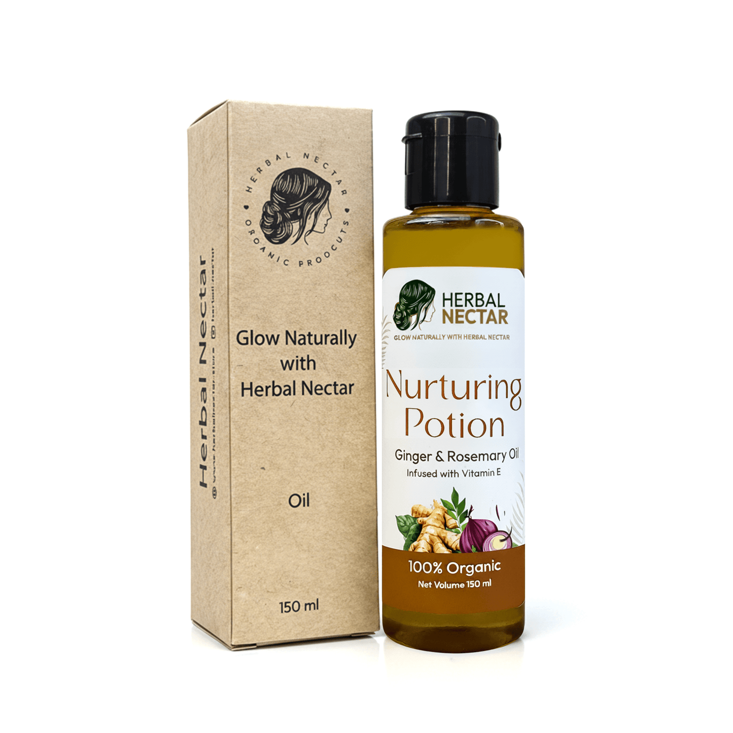 Nurturing Potion Hair Oil - Herbal Nectar
